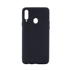 Capa de Silicone Macio para Samsung Galaxy A20s Preto Capa de Silicone Macio para Samsung Galaxy A20s Preto